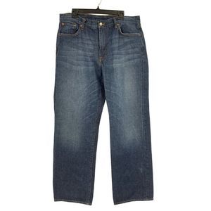 Mens Lucky Brand 181 Relaxed Straight Jean 2354 Size 36 Too Tough To Die $99